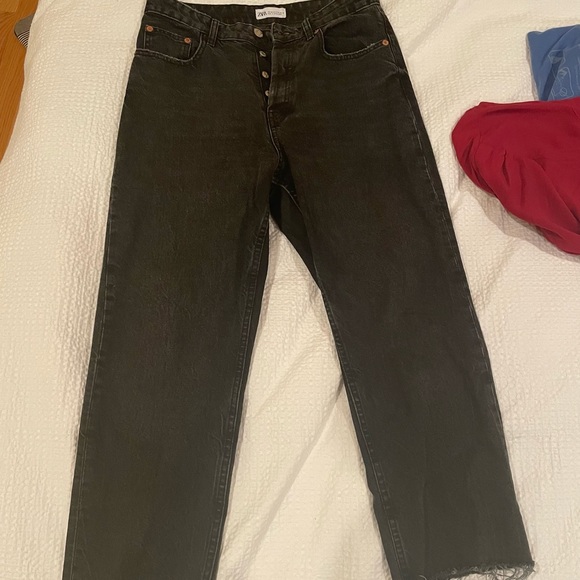 Zara straight leg black jeans - Picture 2 of 4